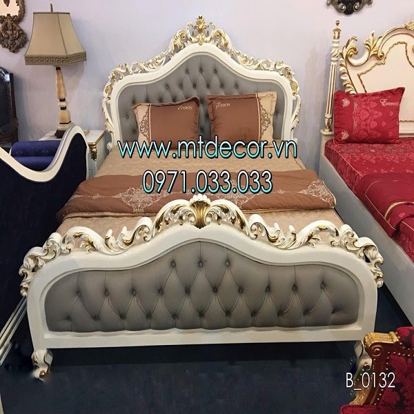 bộ giường ngủ tân cổ điển