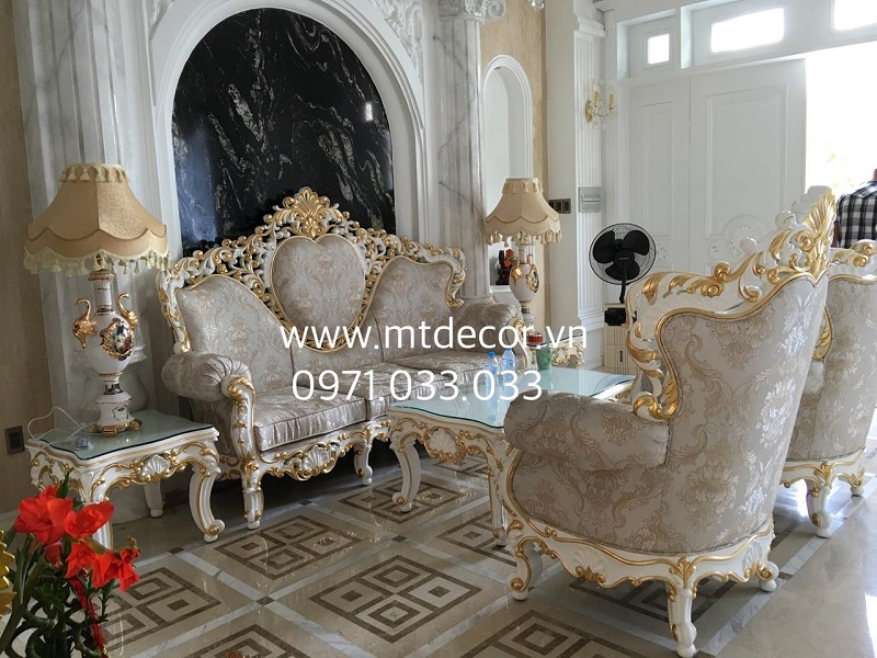 phòng khách tân cổ điển