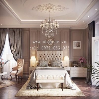 nội thất phòng ngủ tân cổ điển