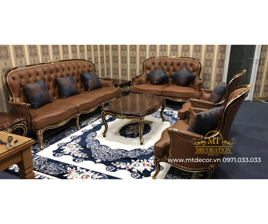 sofa cổ điển sang trọng dành cho phòng khách